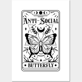 Anti-Social Butterfly Tarot Posters and Art